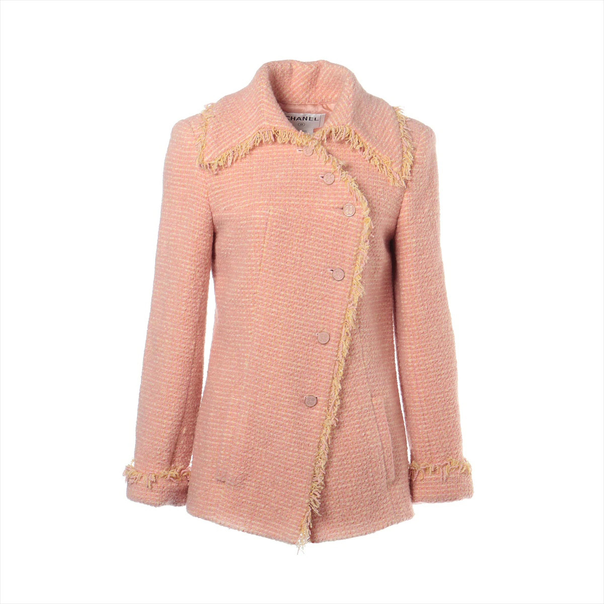 Chanel Coco Button 01A Wool Nylon Jacket Women's … - image 1