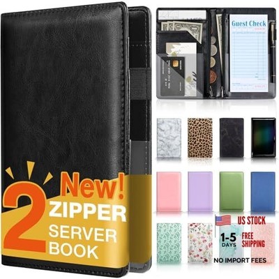Black Standard Edition Black 2 Zipper Pocket Server Book