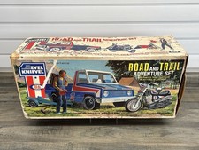 Ideal Toy Corp. 1975 Evel Knievel Road And Trail Adventure Set Orig. Empty Box