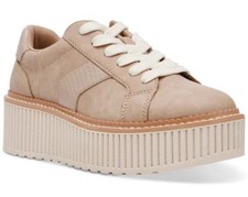 DV Dolce Vita Sneakers Donna Bolle Platform Stringate 8M Dune Beige 