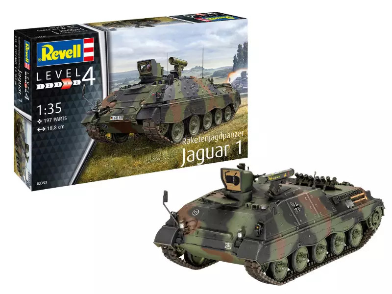 Jaguar 1 Destroyer Revell 03353 maquette char militaire miniature avec missile HOT