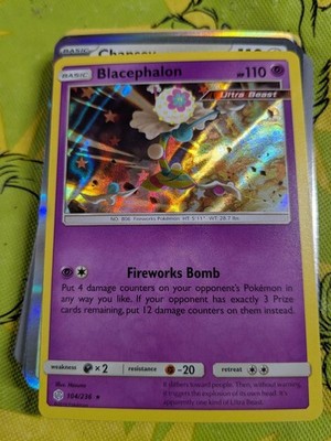 Blacephalon 104/236 Holo Rare Cosmic Eclipse Pokemon Holo Near Mint