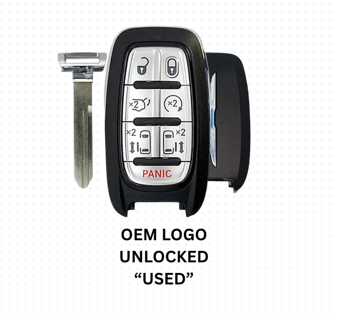 Unlocked Oem Worn 2017-2025 Chrysler Pacifica Smart Keyless Remote Key Fob