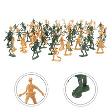 Practical Character Model Soldiers 100Pcs Figures Toy Accessories