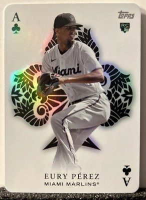 Eury Perez 2023 Topps Update All Aces #AA-73 RC Miami Marlins