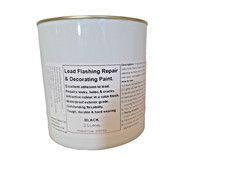 1 x 2.5lt Black. Lead Flashing / Roof Repair & Decorative Paint
