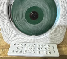 KC-806 CD Player White Color Bluetooth Speaker Radio With Cd  s Music,R.C