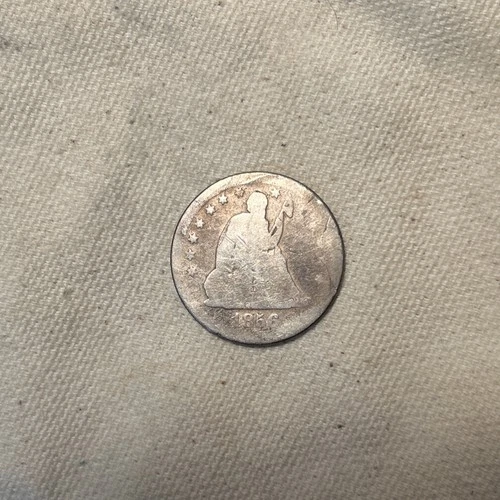 1856-S Seated Liberty Quarter., Good. Circulated Coin., QA