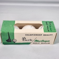 Vintage Park Macgregor golf balls in box made in USA 60/70's NOS