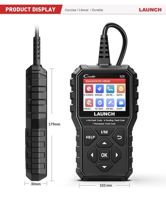 LAUNCH Creader 529 OBD2 Scanner Engine Code Reader Diagnostic Tool CR529