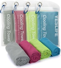 4 Pack Cooling Towel 40"X12", Gym Towels for Men and Women