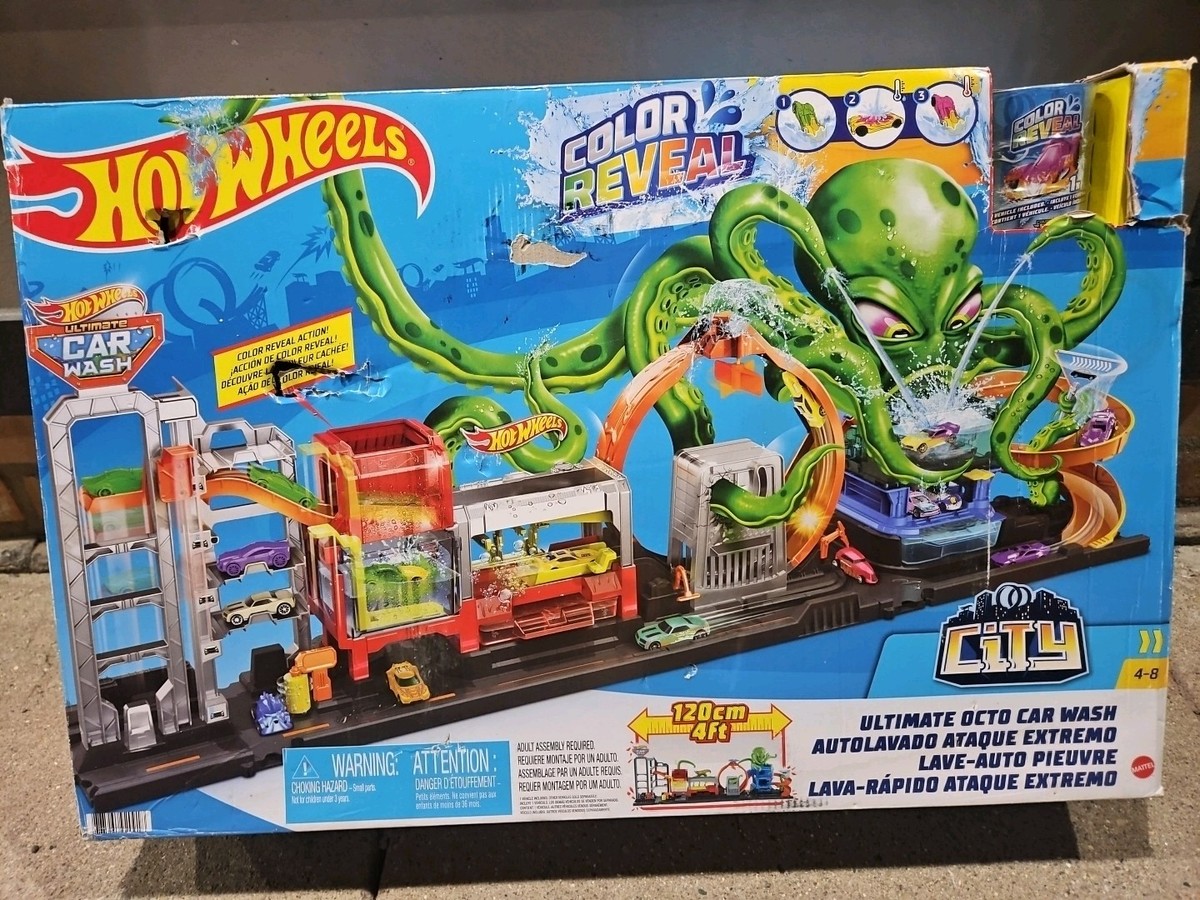 Hot Wheels Ultimate Octo Car Wash Playset for sale online