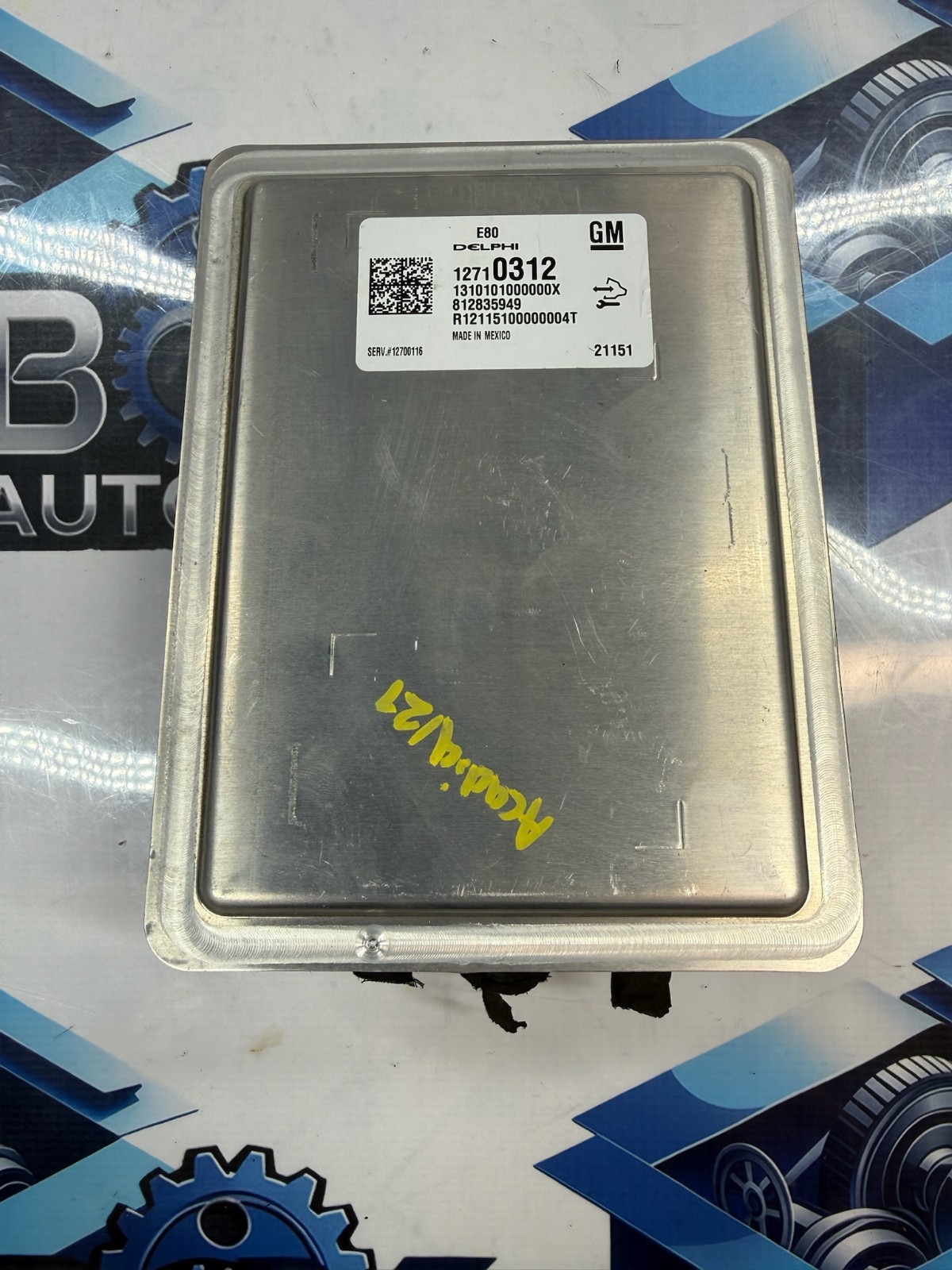 2017-2021 GMC ACADIA 2.5L ECM ENGINE COMPUTER CONTROL MODULE BRAIN 12710312 OEM