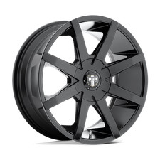 22x9.5 Dub S110 Push Gloss Black Wheel 5x4.55x120 32mm