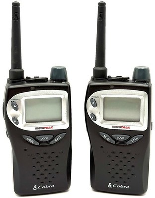 2 Cobra MicroTALK PR-900DX Wireless 15 Channel Two Way Radio Walkie Talkie Black