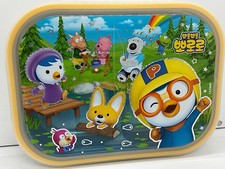 PORORO Stainless Steel 5-Compartment Food Snack Plate Tray Lunch Box