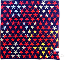 Vivienne Westwood Japan Gauze Handkerchief Star Monogram Navy Red Yellow 40cm