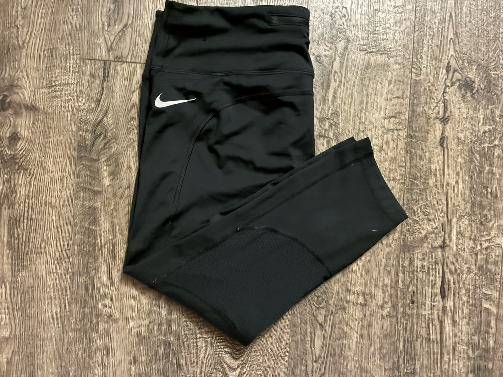 Nike Dri-Fit Womens Athletic Leggings Black Workout Yoga Pants XL