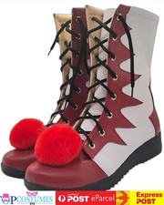 Stephen King's IT Pennywise 2 Cosplay Shoes Clown Costume Boots Halloween