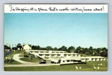 Winchester KY-Kentucky, Thoroughbred Motor Court, Advertise, Vintage Postcard