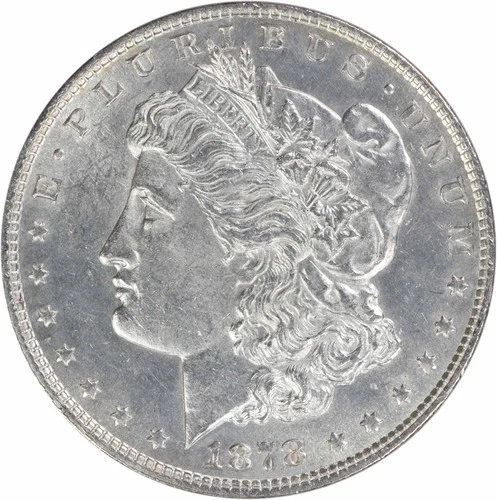 1878 Morgan Silver Dollar 8TF AU Slider Uncertified #1039