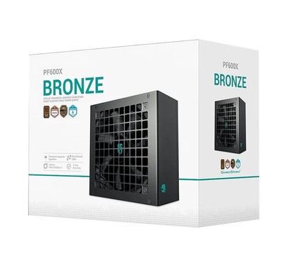 DeepCool PF600X 600W Gamer Storm 80+ Bronze/ Cybenetics ATX Power Supply 120mm