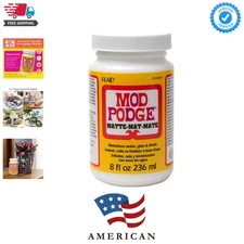 Mod Podge Matte Sealer, Glue & Finish: All-in-One Craft Solution- Quick Dry, Eas