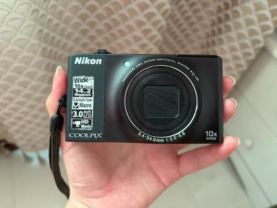 Nikon COOLPIX S8000 14.2MP Digital Camera Black Tested Works