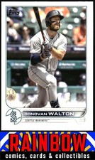 2022 Topps Update #US242 Donovan Walton Seattle Mariners