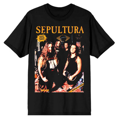 Men and Women Sepultura Classic Short Sleeve T-Shirt Full Size BK098