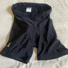 Louis Garneau Black Biking/Cycling Padded Shorts - Women's Size M Medium