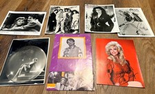 Vintage Hollywood Autographs Various Celebrity's Lot of 7 Photos #M-74
