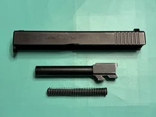 USED OEM GLOCK 17 GEN 3 COMPLETE SLIDE BARREL GUIDE ROD SPRING FRYING PAN 9MM