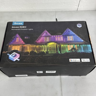 Govee H705C 108 LED Permanent Outdoor RGBIC Smart Lights 150FT New Sealed