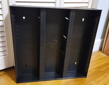VTG Alpha Cassette 60 Rack Wall Mountable Storage Holder Shelf BLACK - 60 Tapes