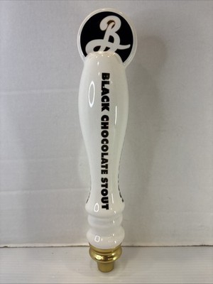 Brooklyn Brewing NY Black Chocolate Stout Beer Tap Handle Porcelain 12 1/2  Tall