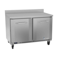Victory VWR48HC 48" 2-Section Worktop Refrigerator w/ 2 Doors, 11.82 cu. ft.