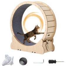 Cat Exercise Wheel Large Cat Treadmill Wheel for Indoor Cats 39.4 inch