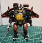 Vintage Transformers Armada Super-Con Transmetal Rhinox Figure 1997