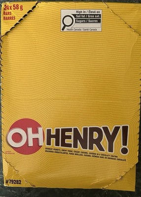 Oh Henry! Peanut Chocolate Sweet & Assortment Bars Box 24 Count
