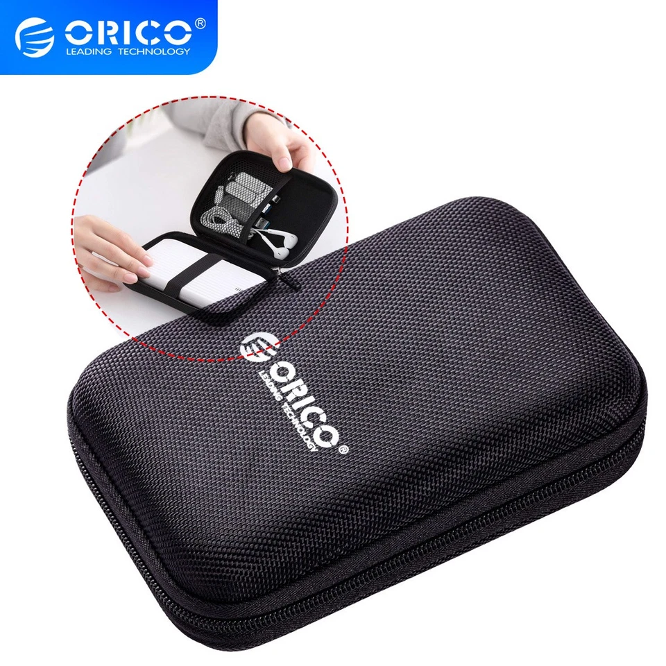 2x Estuche para Disco Duro ORICO Bolsa de Transporte de Almacenamiento de Unidad Externa de 2.5 pulgadas Impermeable Foto 2 de 4