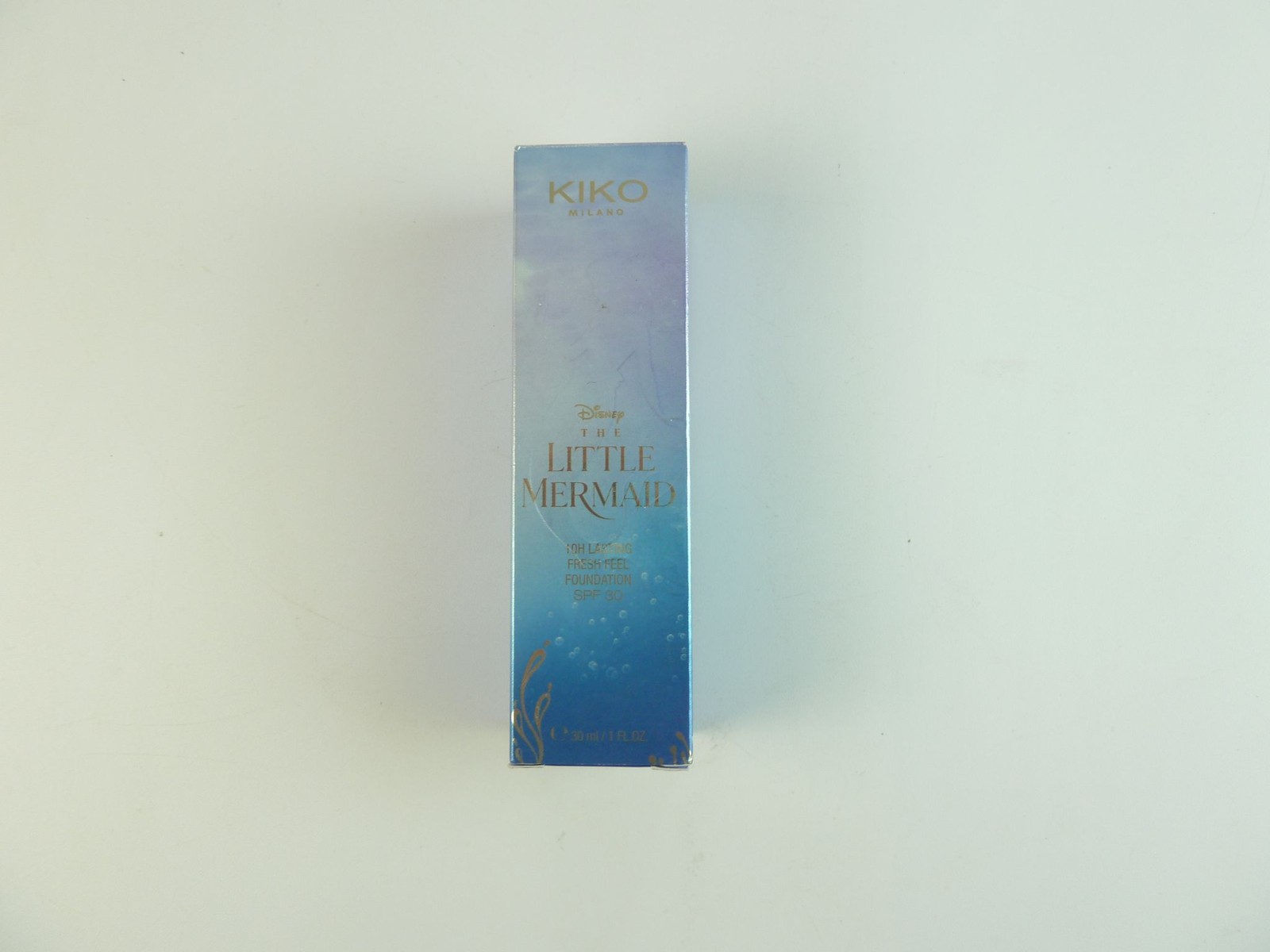 KIKO Milano The Little Mermaid Foundation 08 Toast 30ml SPF30 Fresh Feel Boxed