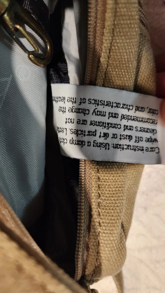 Bolso Bandolera LL Bean Ameribag MINI Saludable Trasero Lona, Usado en Excelente Condición 7", Correa Fina Foto 4 de 4