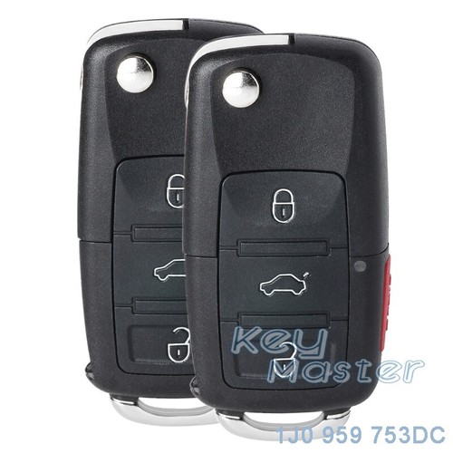 Volkswagen 2 Button Flip Remote Key - Amarok - Transporter - 433 Mhz 7e0837202ad 7e0837202m