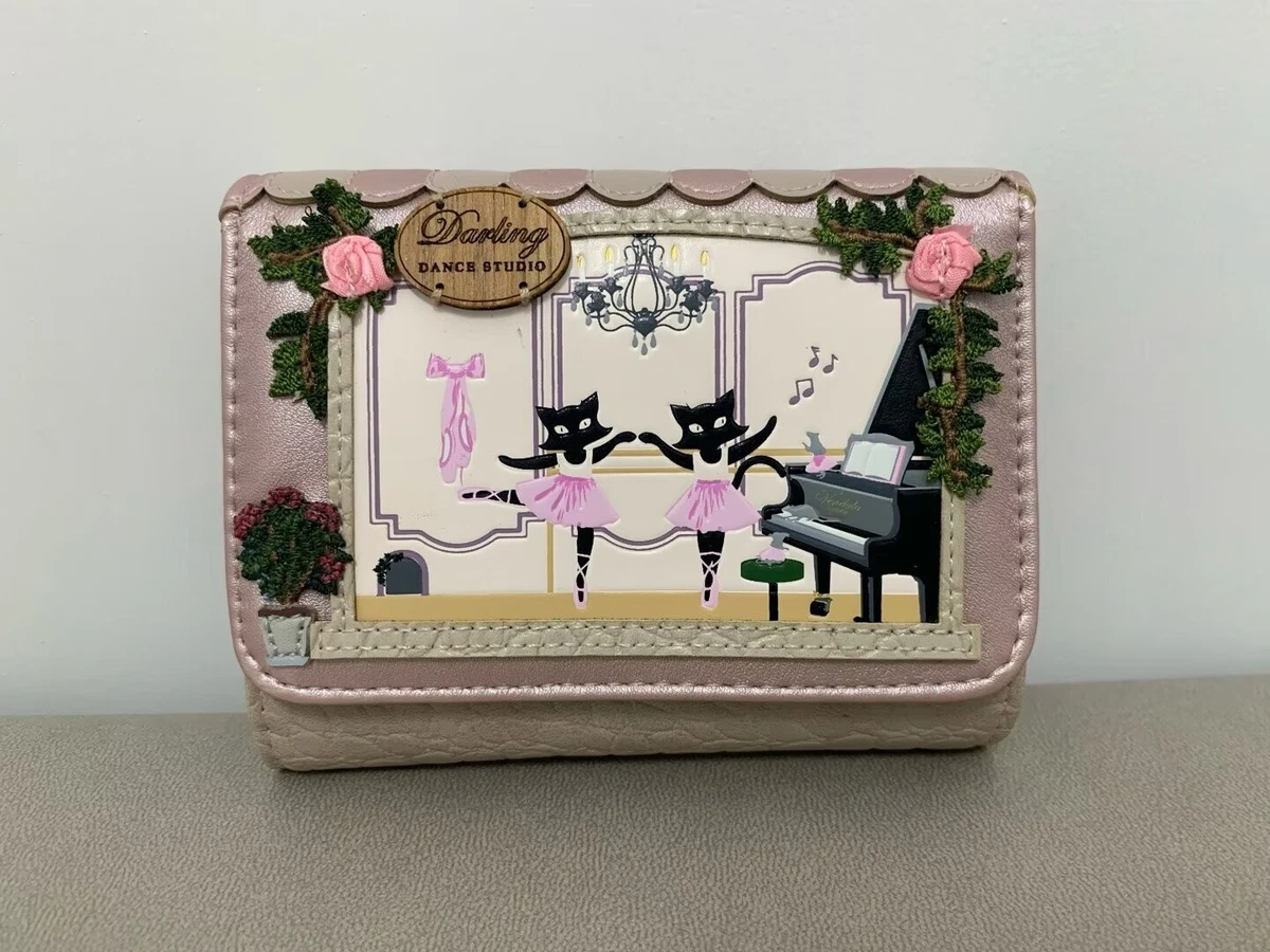 Vendula London dance studio zip coin foldable wallet purse eBay