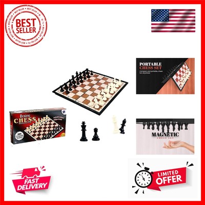 Travel Chess Set Magnetic, Mini Chess Set Travel, Portable Chess Board Magnet...