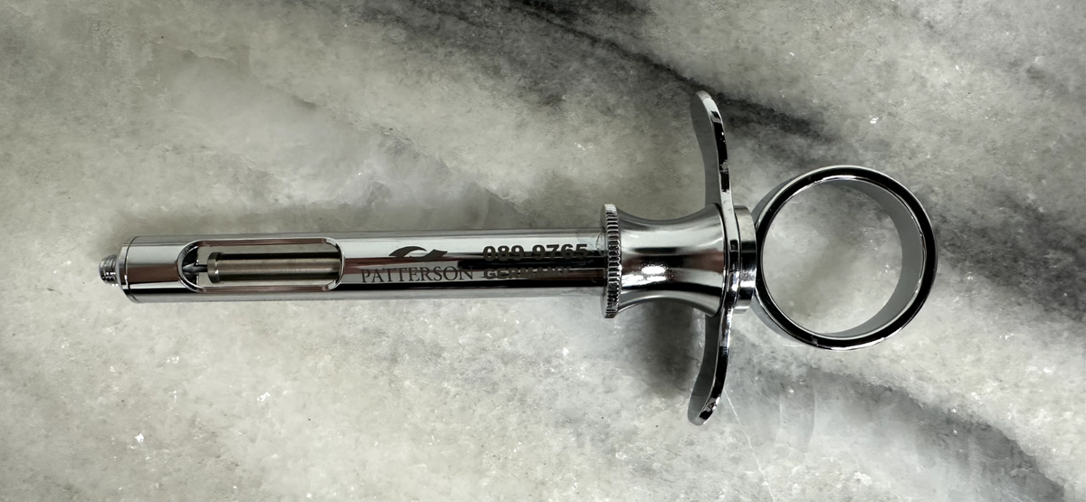 Patterson Dental Anesthetic Aspirating Syringe 1.8ml - Made