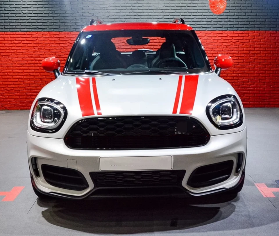 Graphic Car Hood Decal Side Stripe Sticker For Mini Countryman F60 Cooper JCW — 第 2/4 张图片