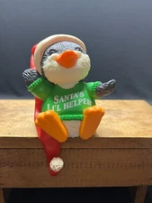 Hallmark Stocking Hanger Holder - Santa's Little Helper - Shirt Tales Penguin