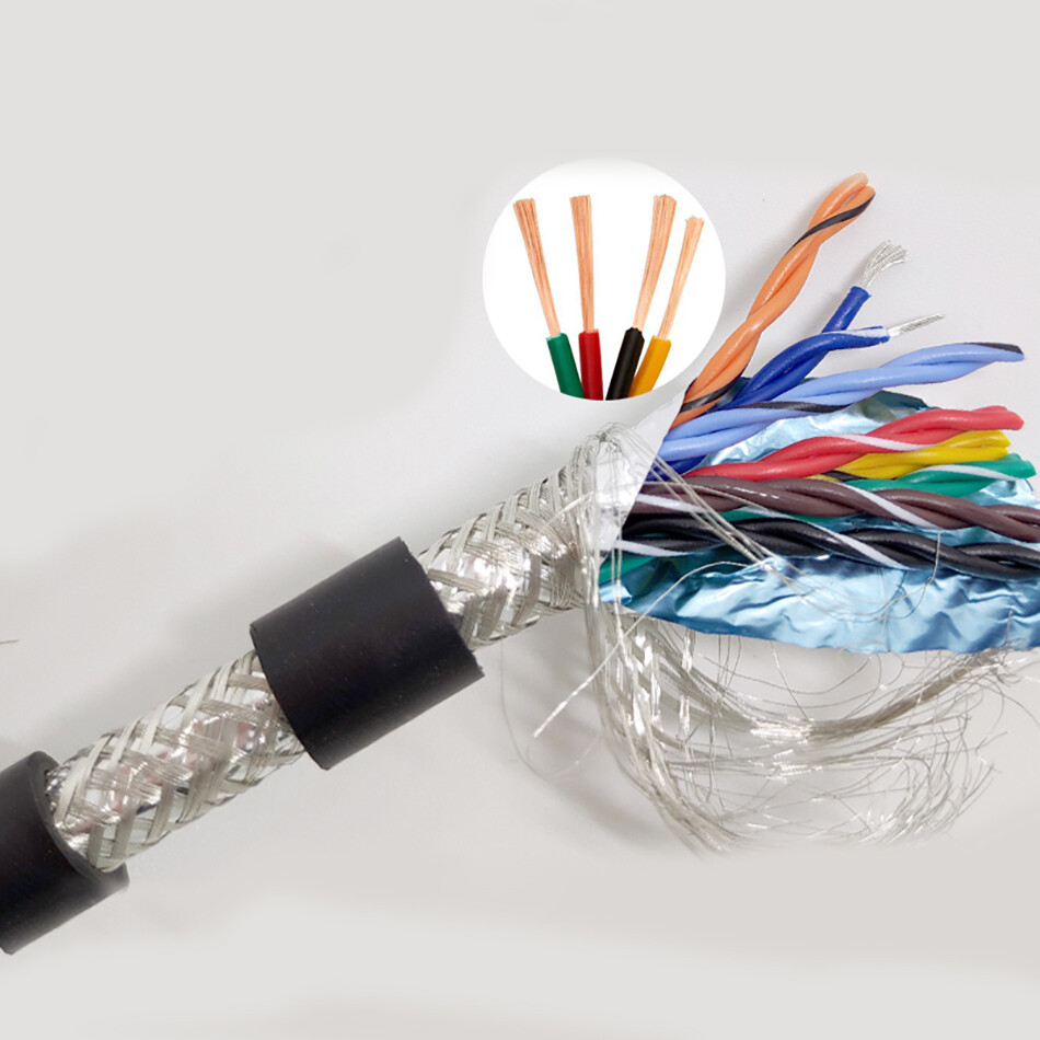 RVSP Double Twisted Shielded Cable 485 Signal Wire 2/4/6/8/10/12